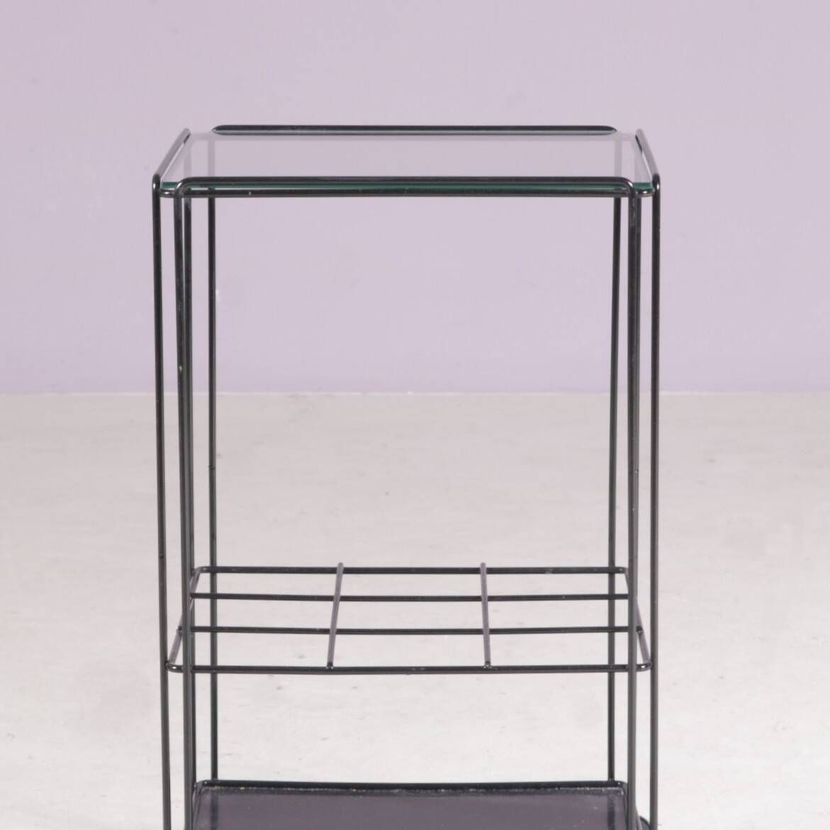 1970s Bar table / trolley Max Sauze Studio Sauze France