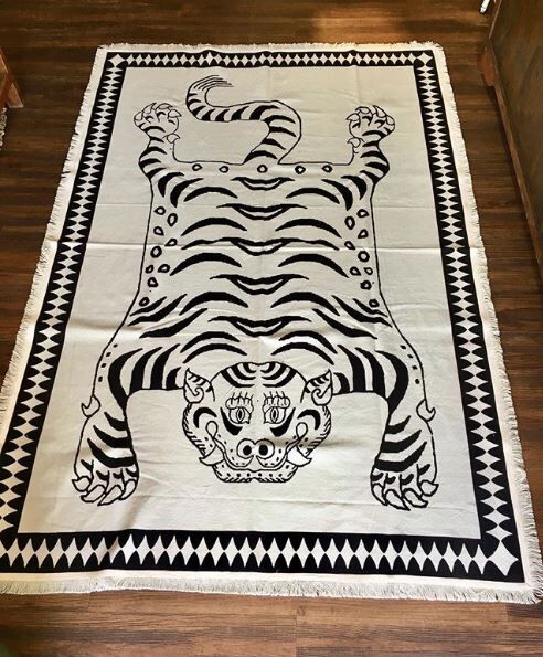 Bali tiger carpet