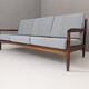 Mid-Century Danish Teak Sofa, 1960s