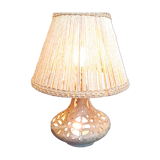 Ceramic lamp with double lighting