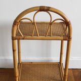 Rattan bedside 1960
