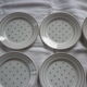 6 plates flat luneville model yveline