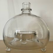 Vase vintage en verre soufflé