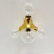 1 des 2 lampes encastrées Sputnik Gemini par Gebrüder Cosack