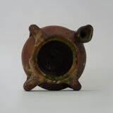 Old oil jug with 3 handles and spout. XIXth