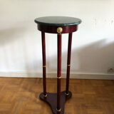 Empire style pedestal table with marble