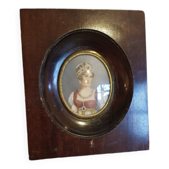 Miniature on Ivory Josephine