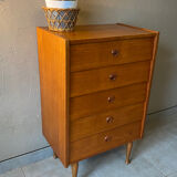 60s teak chest of drawers