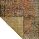 Turkish Anatolian Handmade Vintage Rug 287 cm x 193 cm