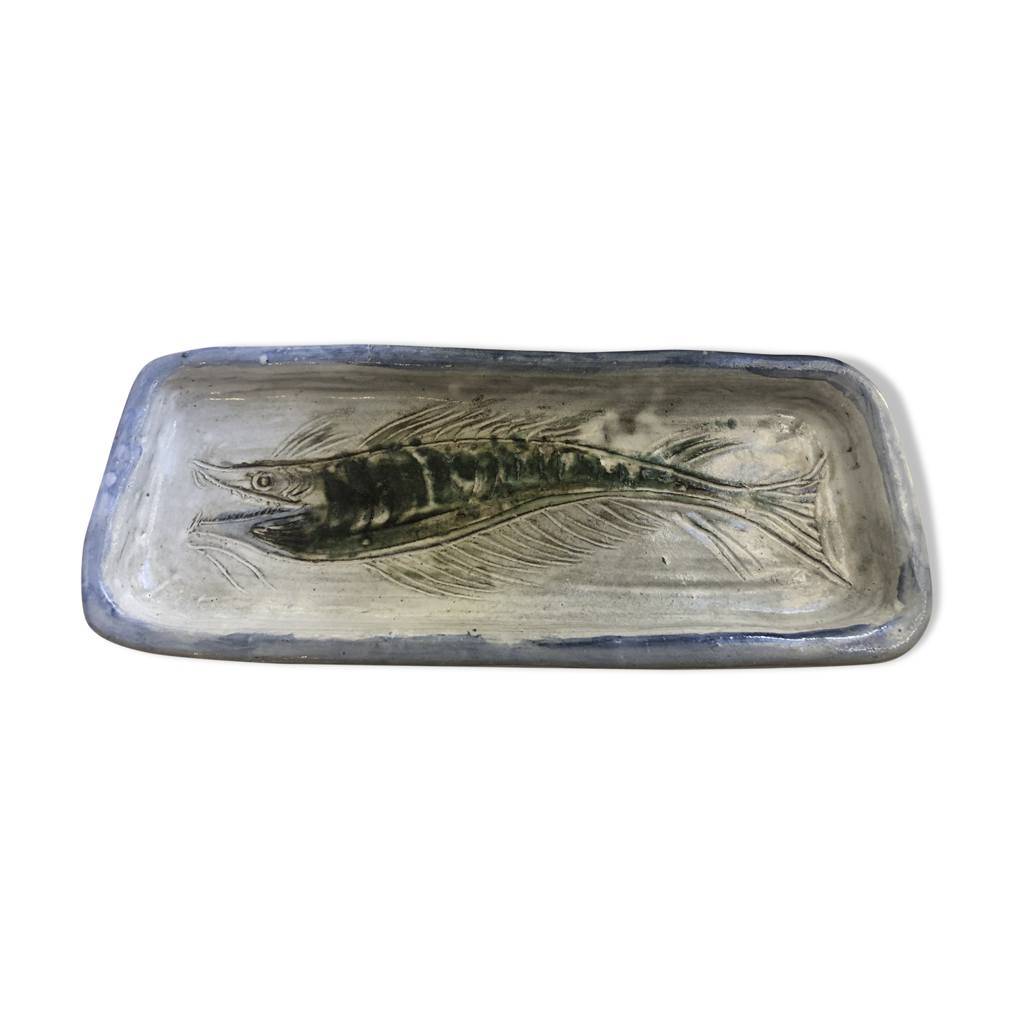 Plat en céramique Albert Thiry Vallauris