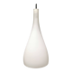 French hanging lamp in milky white glass, model gin fizz, produced by sce