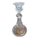 Molded glass candle holder