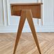 Small renovated vintage desk, Scandinavian style, 1950s-60s.