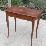 All-purpose cabaret table made of solid wood with drawer