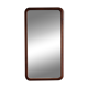 Miroir vintage en teck de grande taille, Danemark des années 1960