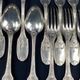 Christofle cutlery set silver metal Empire large cutlery and desserts, spoons