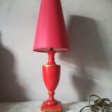 Italian-style lamp in red marble