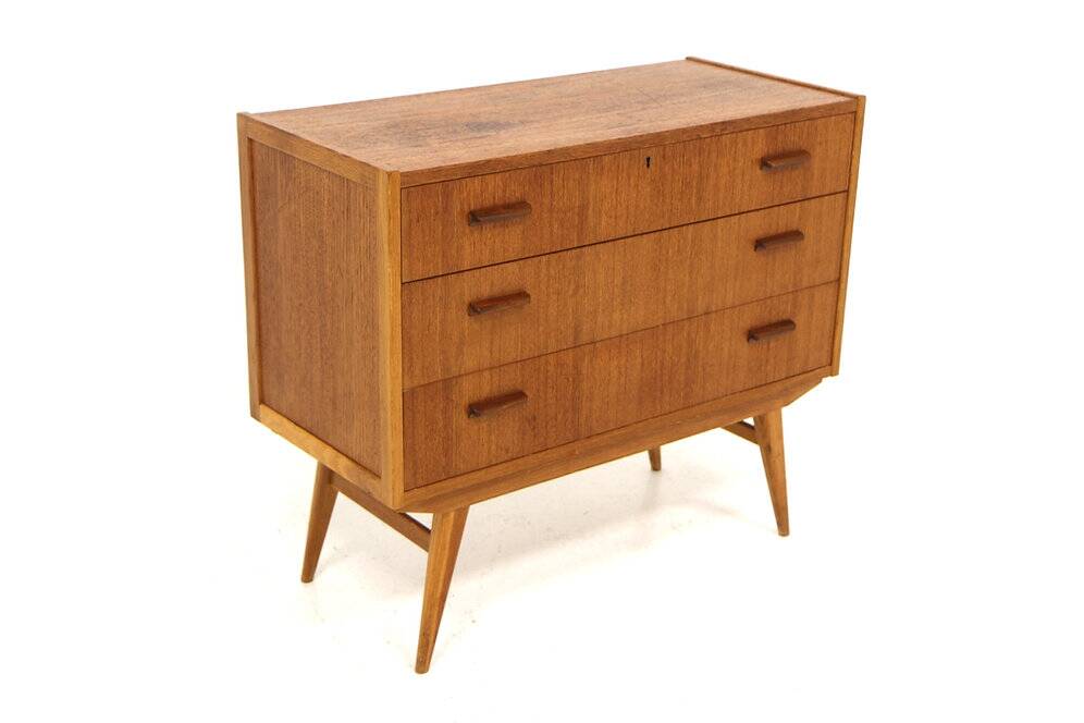 Scandinavian teak chest of drawers, Sweden, 1960