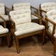6x chaises originales Drexel Heritage '70ties ontwerp naar S. Brackett