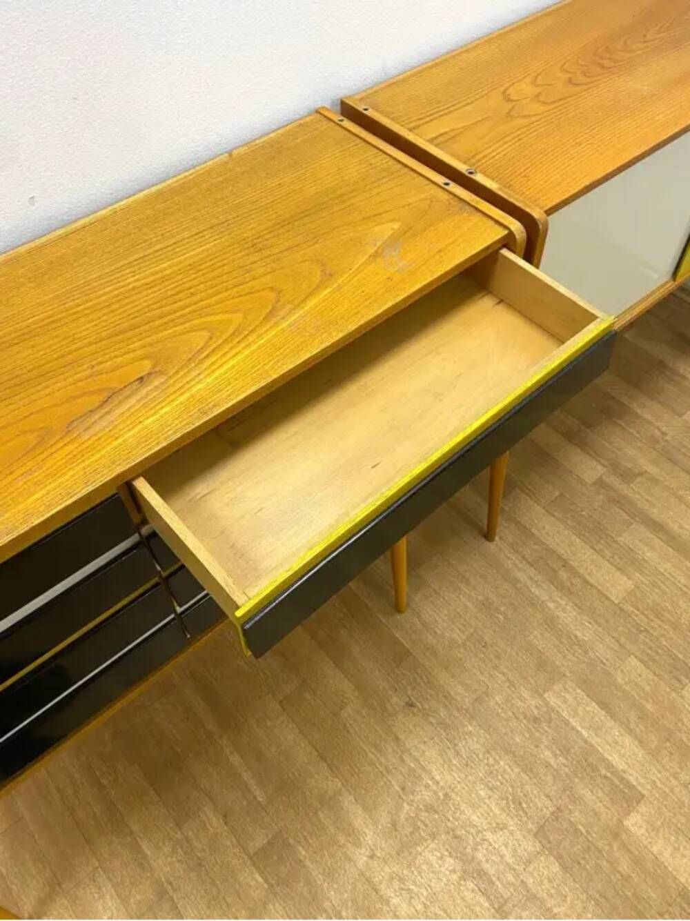 Retro chests of drawers, Jiří Jiroutek, 1960s, Czechoslovakia