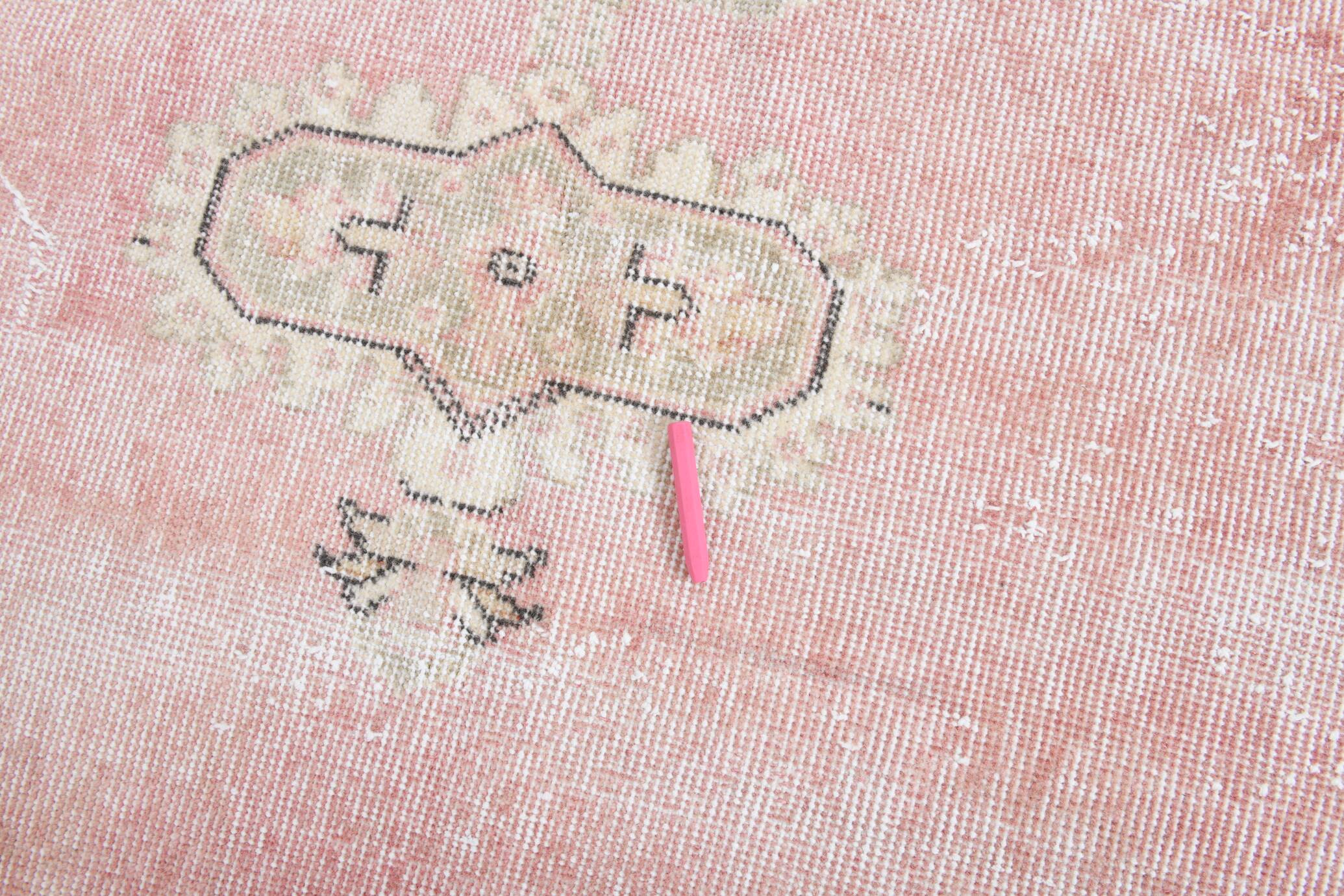 7x10 Shades Of Blush Pink Persian Rug,211x323Cm