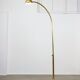 Mid-Century Arched Floor Lamp in Brass