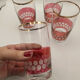 4 crystal glasses