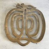 Brass apple dish
