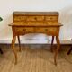 Marquetry wooden bonheur du jour – Floral decoration – Louis XV style