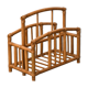 Bamboo rattan magazine door