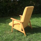 Vintage chair feet yellow compass - 60s