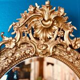 Grand miroir ovale