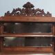 19th-century walnut Saint Hubert buffet