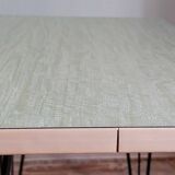Hairpin leg side table