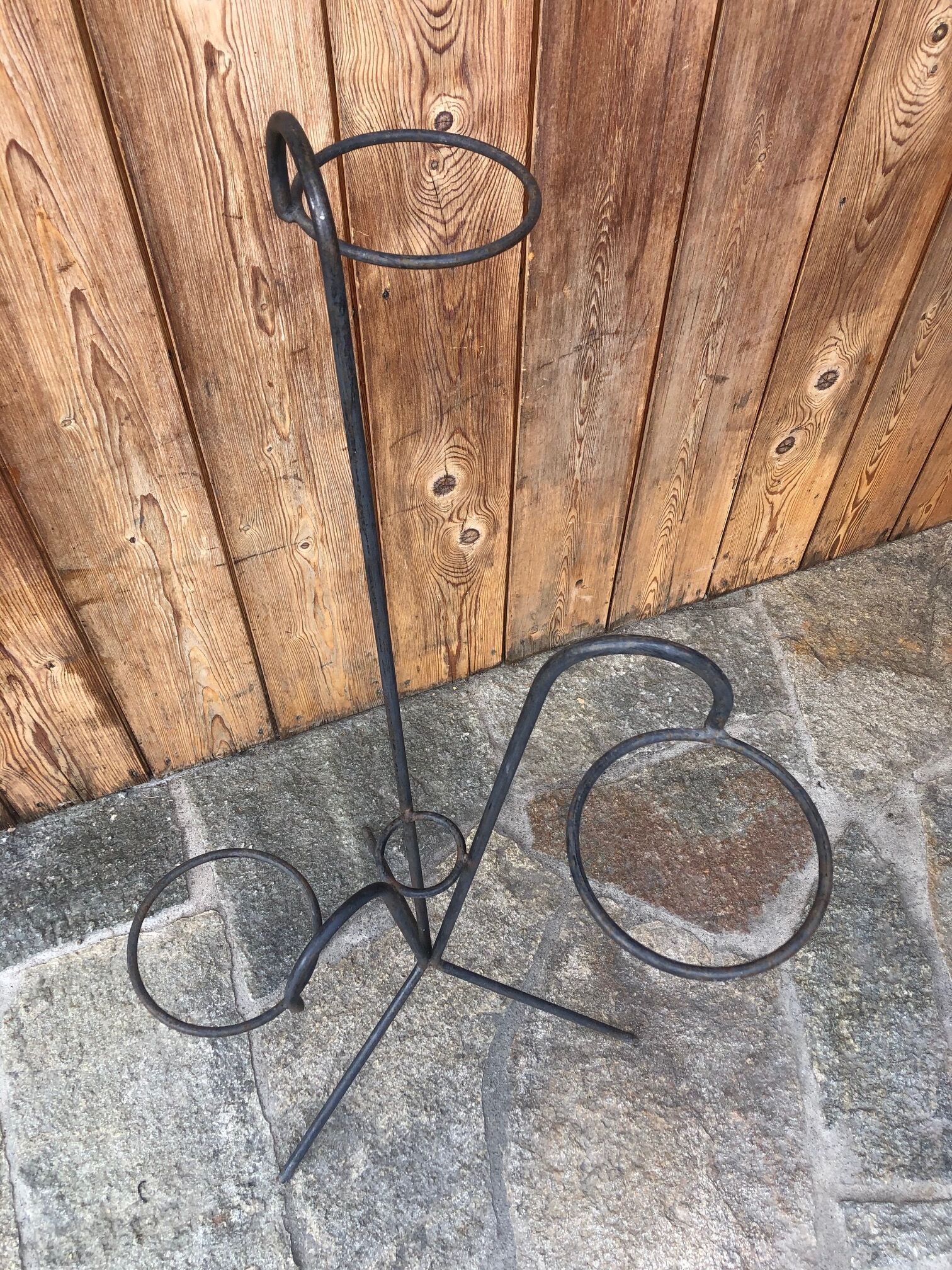 70's iron plant door