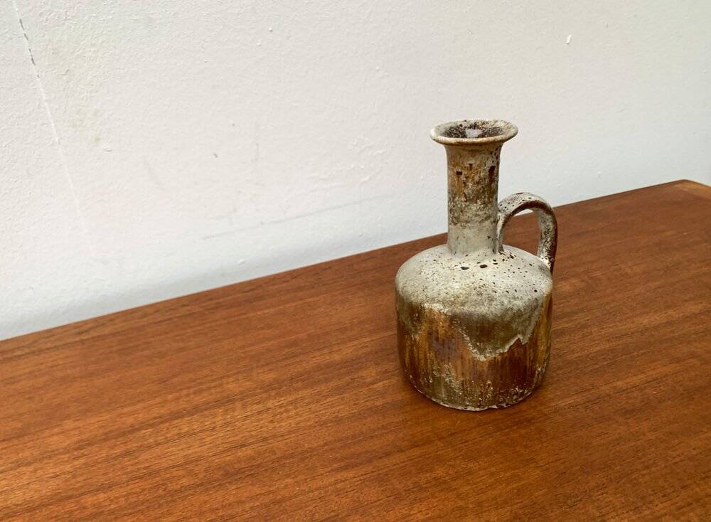 Brutalist Fat Lava Vase in Ceramic by Ruscha, West Germany, 1960s