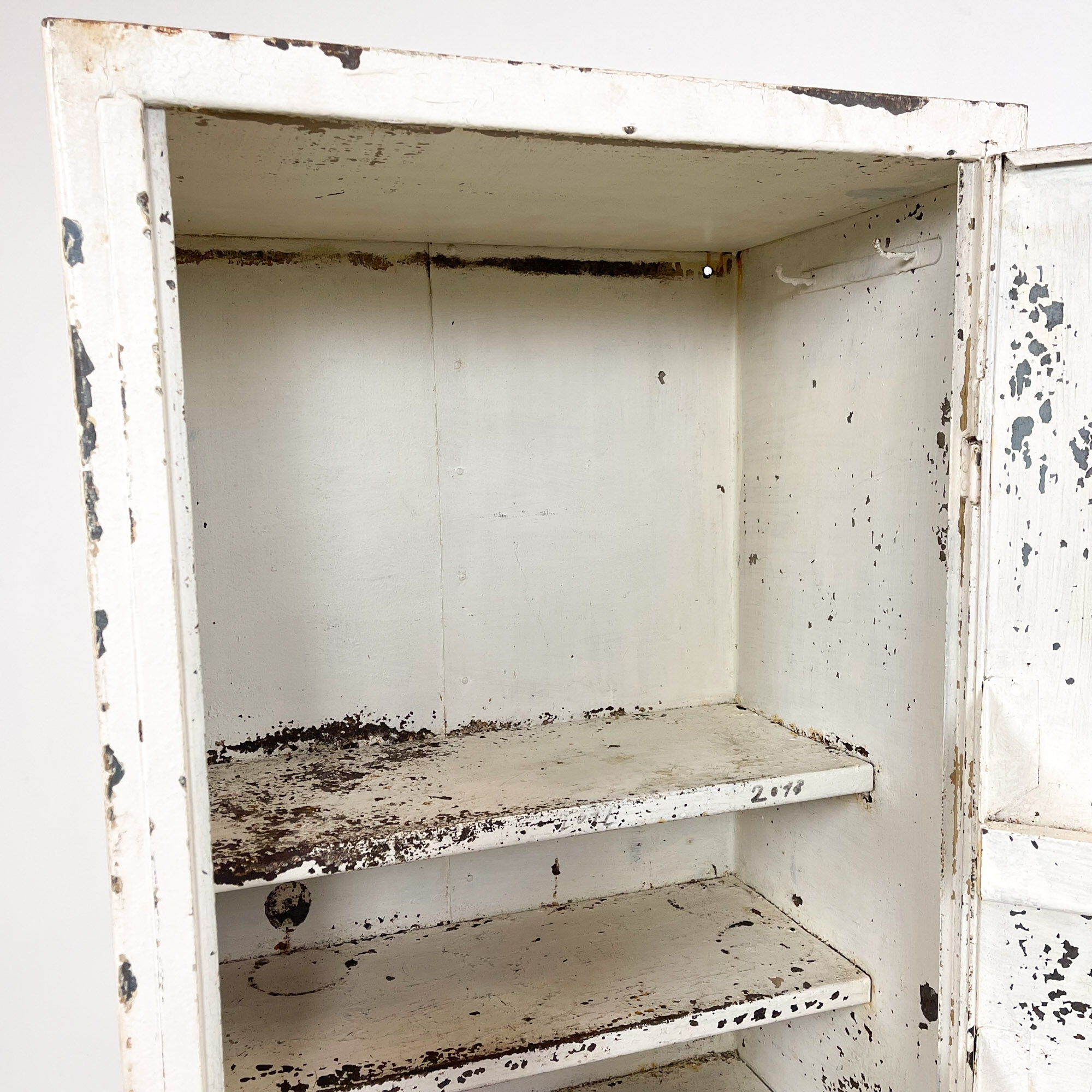 Industrial metal workshop cabinet