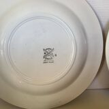 Four old Juan Moulin des Loups plates