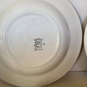 Four old Juan Moulin des Loups plates