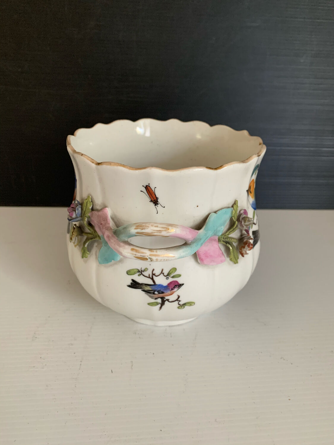 Porcelain flowerpot