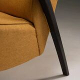 Armchair, attributed to Krásná jizba / ÚLUV, 1950s–1960s, Czechoslovakia