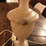 Alabaster lamp base