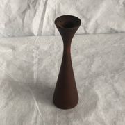 Bougeoir en bois de Bouleau teinté vintage , design scandinave