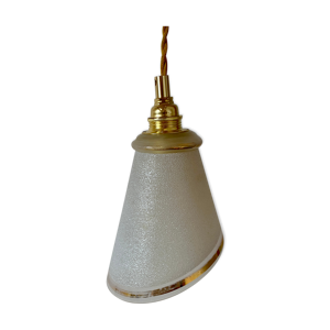 Baladeuse tulipe vintage en verre