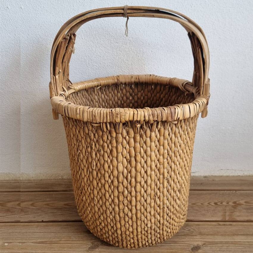 Old Chinese rice basket, Wabi Sabi