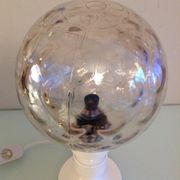 Bedside lamp globe in tinted glass / vintage 60s-70s