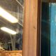 Large old mirror in pitchpin Louis-Philippe Style 100x170cm