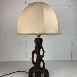 Brutalist organic mushroom table lamp, Dutch 1960s
