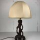 Brutalist organic mushroom table lamp, Dutch 1960s