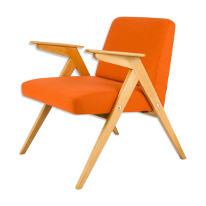 Fauteuil vintage bunny, type 300-177, chaise rétro, années 70.